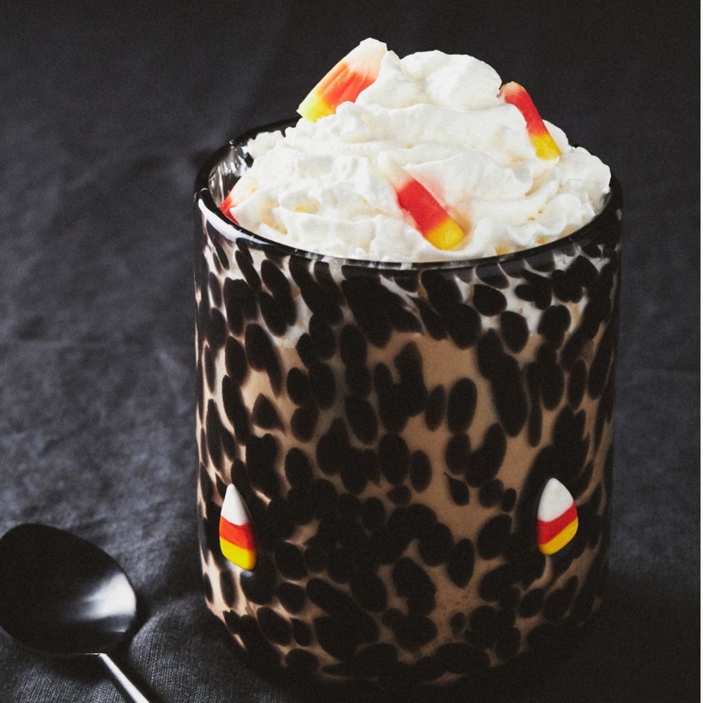 Halloween Candy corn Mystic Icon Juice Glass